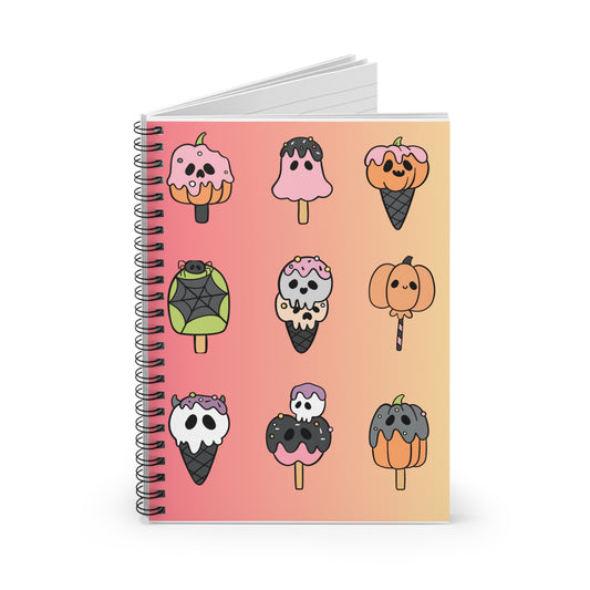 Trick or treat Spiral Notebook - Ruled Line