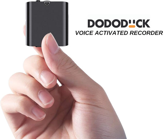 Q63 Professional Mini Voice Activated Recorder, 30 Day Standby Recording, Aluminum Alloy Body, Magnetic, HD Noise Reduction, for Car, Office, Home, Easy to Hide (16 GB)