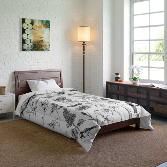 Wild flower natureComforter