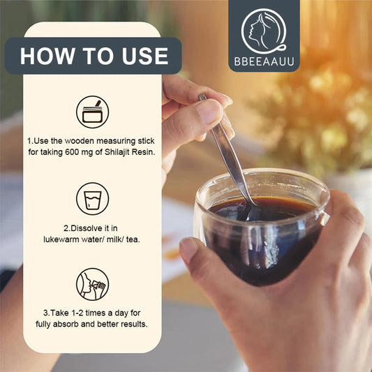 Pure Himalayan Shilajit Resin Supplement 600Mg,Support Energy & Immune for Men and Women,2.1Oz(60G)