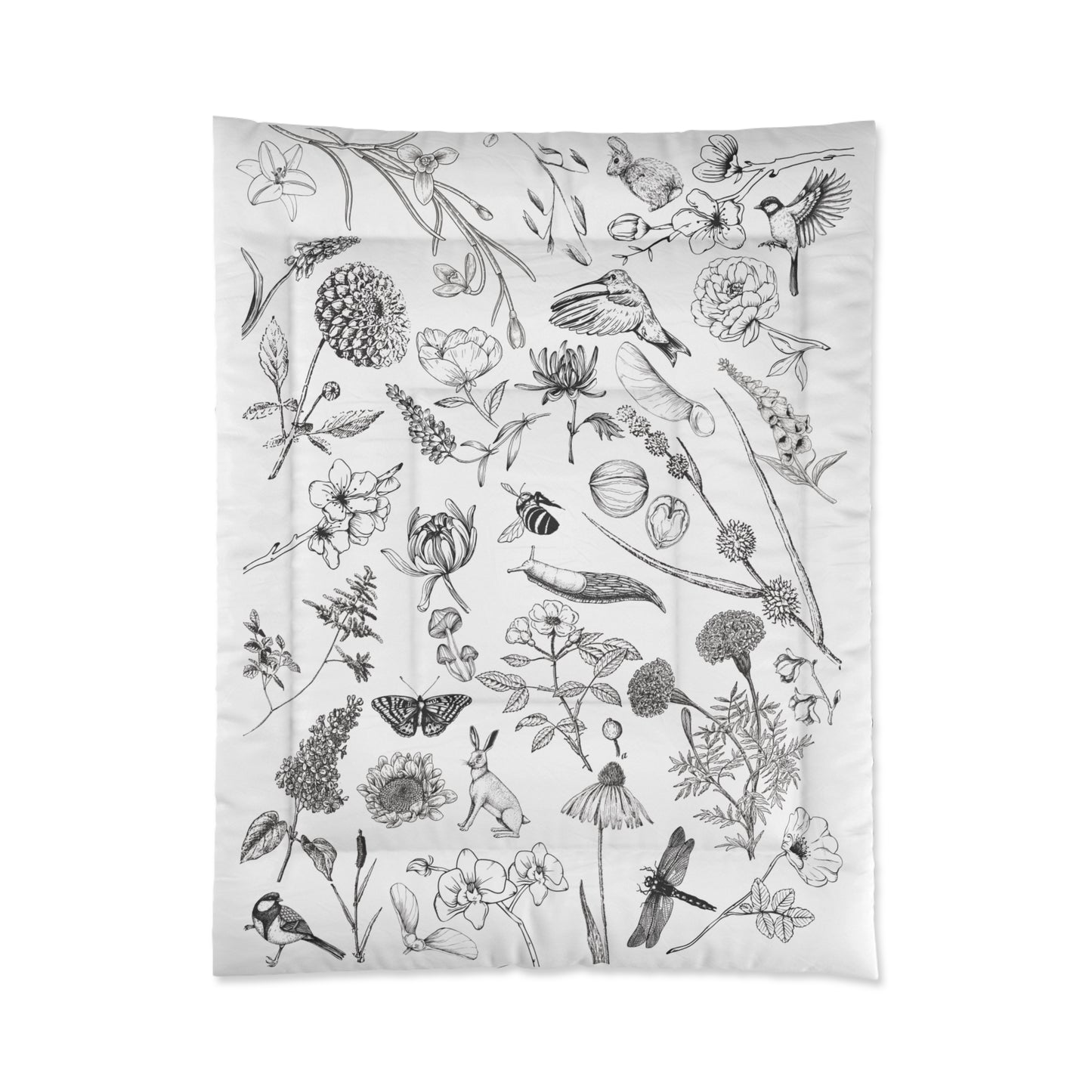 Wild flower natureComforter