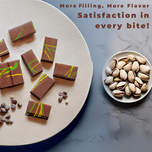 Dubai Chocolate Kunafa Pistachio (The Original), 2.65 Oz - 75 Grams - Imported from DUBAI UAE