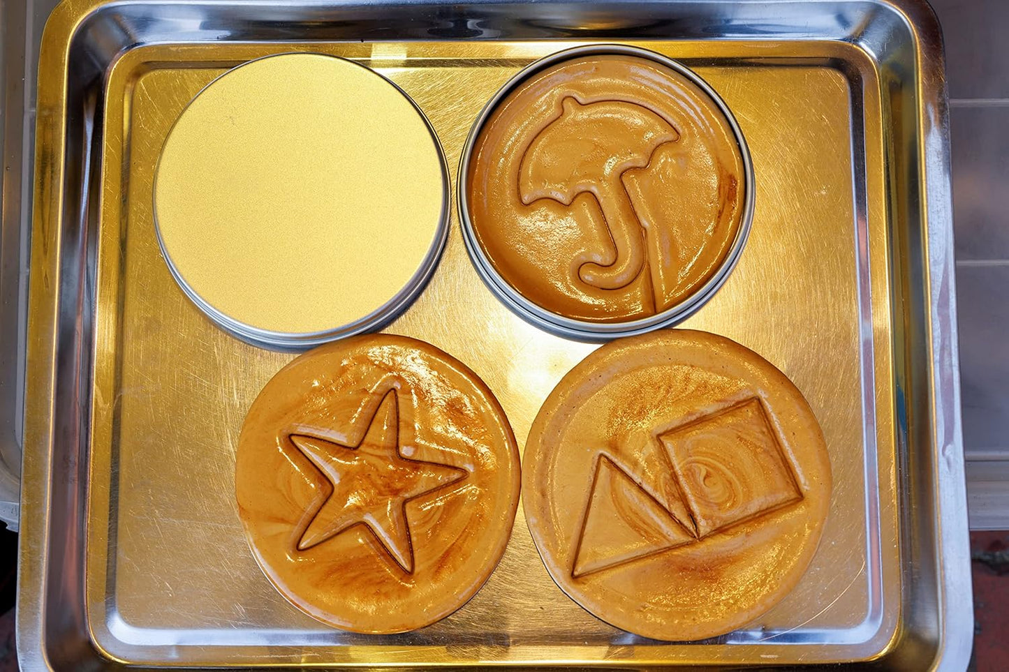 Squid Cookie Game Cutter Mold Tin Case Set Kit Umbrella Shapes Halloween Dalgona Sugar Candy Maker Container Box Tools (A)