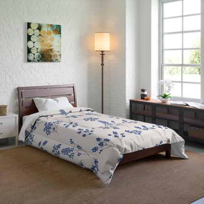 Blue dainty Comforter