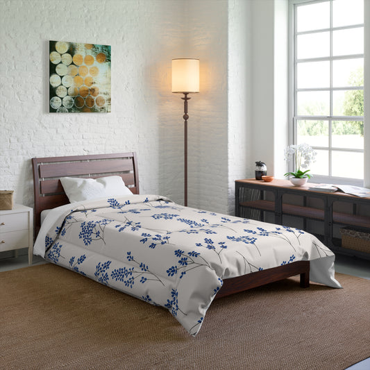 Blue dainty Comforter