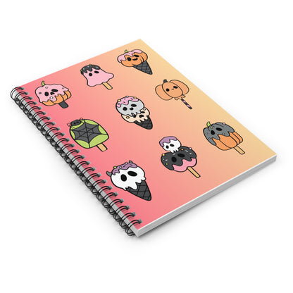Trick or treat Spiral Notebook - Ruled Line