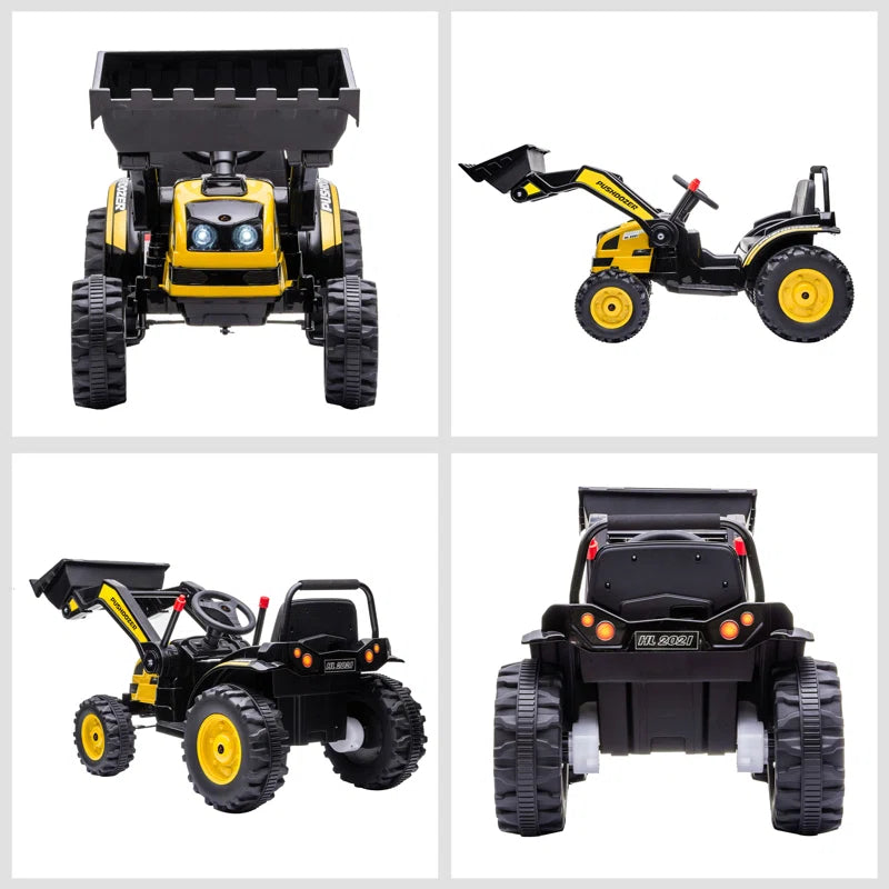 6 Volt 1 Seater Tractors / Construction Battery Powered Ride On