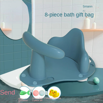 1Pc Baby Care Baby Bath Seat Newborn Baby Bath Tub Plastic Infant Babies Bath Seat for Tub Infant Antislip Bath Shower Chair #TC