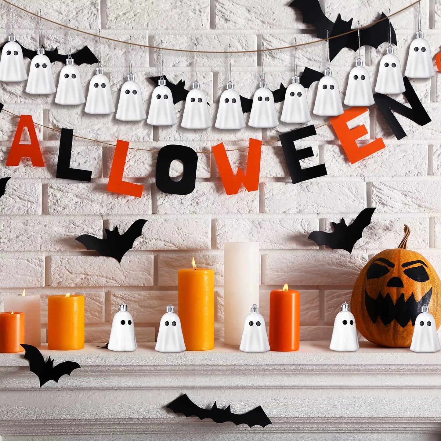 Halloween Hanging Ornaments Ghost Halloween Decoration Halloween Tree Decorations Ornaments Plastic Party Christmas Tree Decor