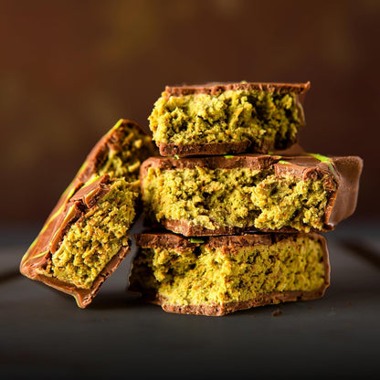 Dubai Chocolate Kunafa Pistachio (The Original), 2.65 Oz - 75 Grams - Imported from DUBAI UAE