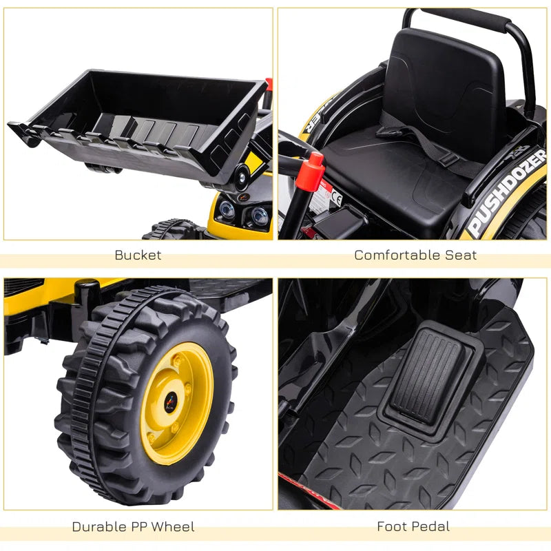 6 Volt 1 Seater Tractors / Construction Battery Powered Ride On