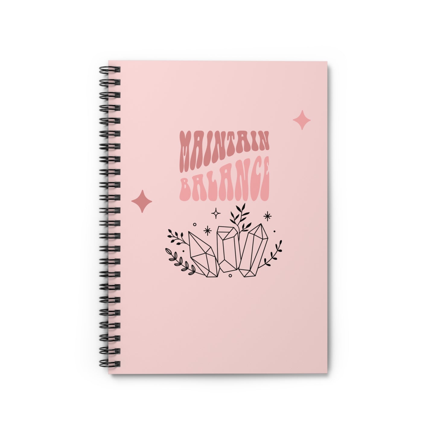 Maintain Balance Spiral Notebook