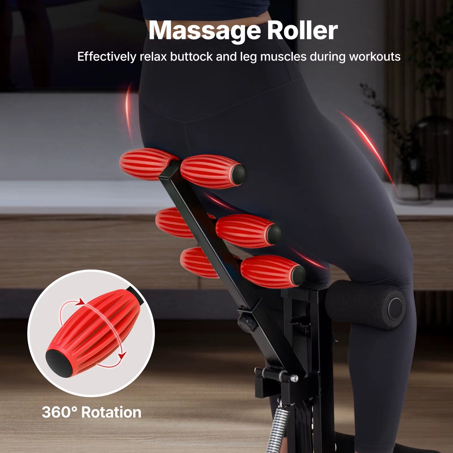 Deep Squat Machine Adjustable Glutes Trainer Machine Core Leg Push up Workout Machine Multifunctional Buttocks Machine