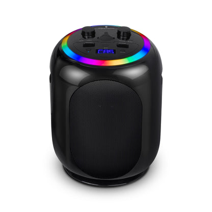Singing Machine Sing Cast Max Stand-Alone Karaoke Machine, Stand, & LED Lights, Black, SMC2035