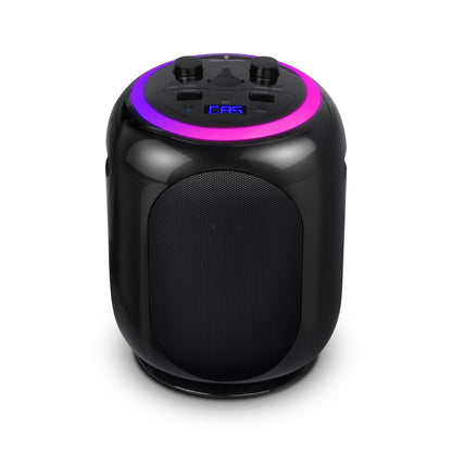 Singing Machine Sing Cast Max Stand-Alone Karaoke Machine, Stand, & LED Lights, Black, SMC2035