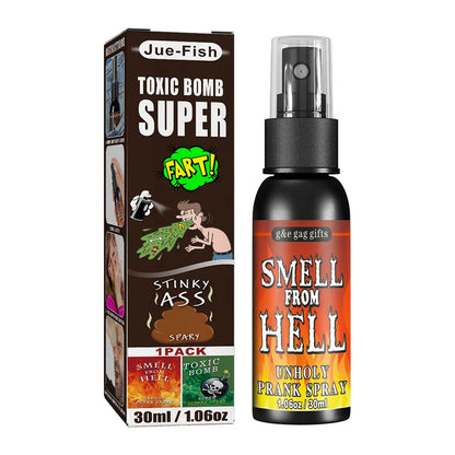 30Ml Fart Spray Party Supplies Plastic Liquid Fart Gag for Adults Kids Terrible Stinky Fart Spray Non Toxic Halloween Funny Toys