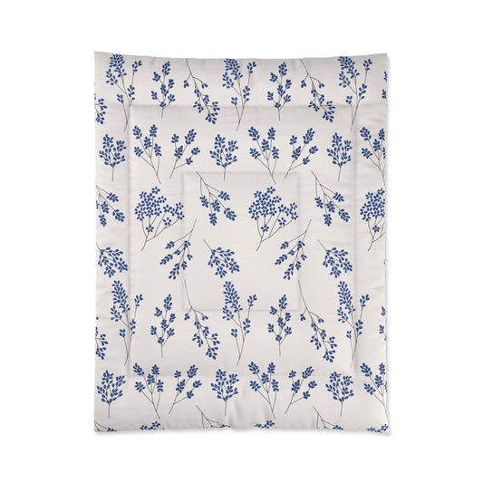 Blue dainty Comforter