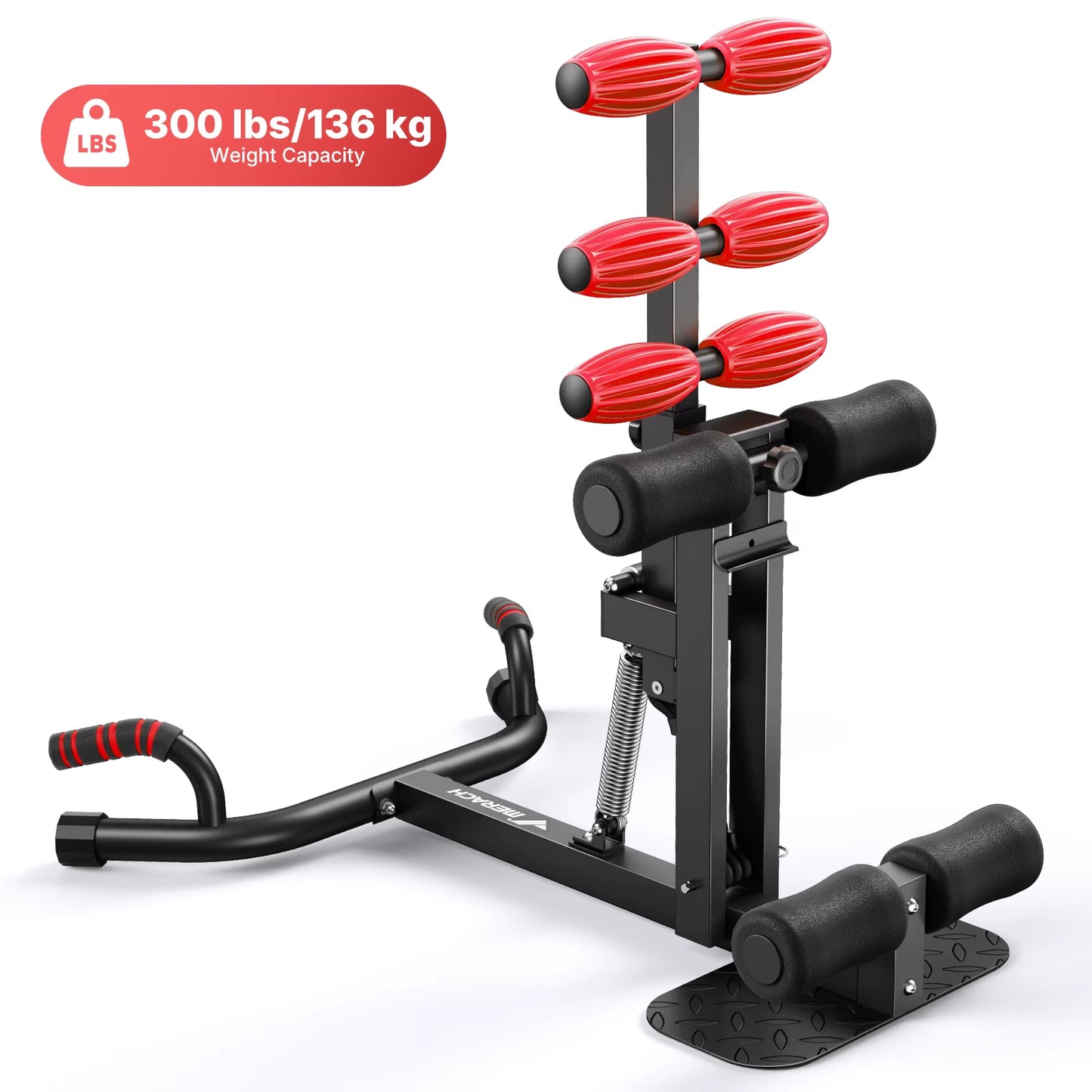 Deep Squat Machine Adjustable Glutes Trainer Machine Core Leg Push up Workout Machine Multifunctional Buttocks Machine