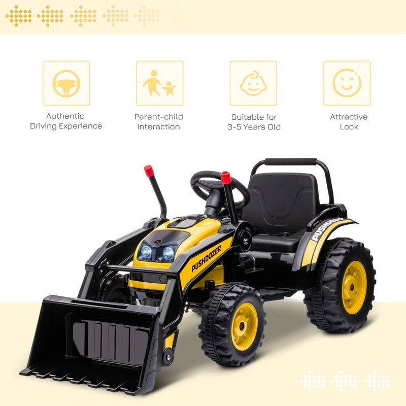 6 Volt 1 Seater Tractors / Construction Battery Powered Ride On