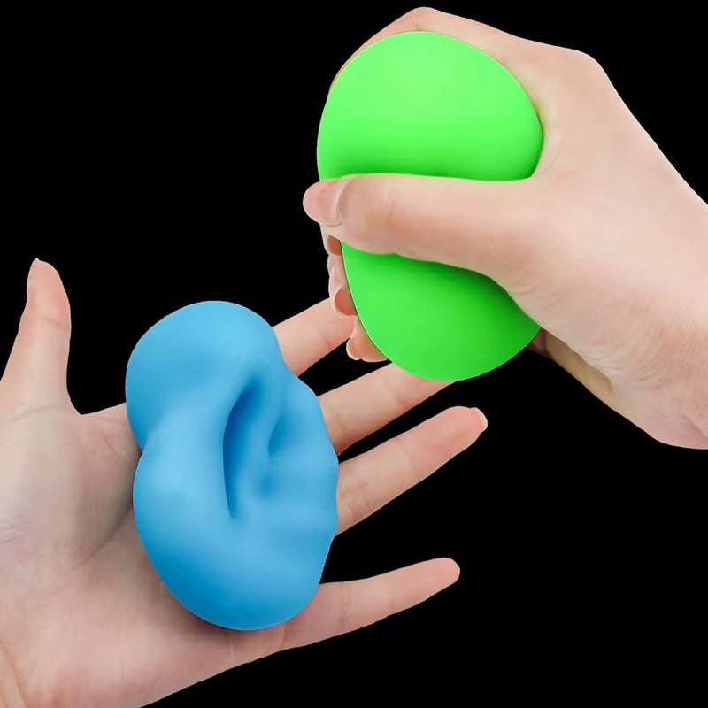 Squishy Stress Balls Resistance Fidget Toys Sensory Stress Relief Hand Therapy Toys Rebound Pinch Squeeze Ball for Kids Adults
