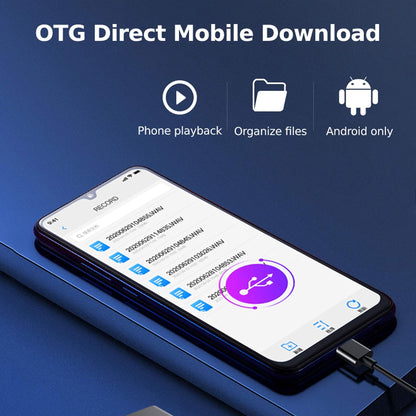 Q63 Professional Mini Voice Activated Recorder, 30 Day Standby Recording, Aluminum Alloy Body, Magnetic, HD Noise Reduction, for Car, Office, Home, Easy to Hide (16 GB)
