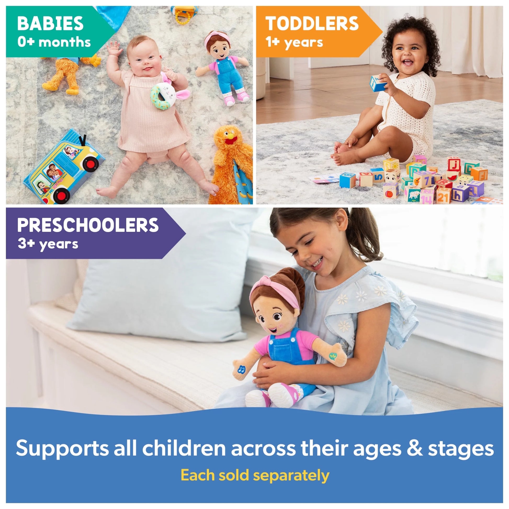 Official 11-Inch Cuddle & Comfort Plush Doll for Ages 6 Months to 3+