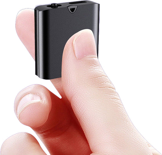 Q63 Professional Mini Voice Activated Recorder, 30 Day Standby Recording, Aluminum Alloy Body, Magnetic, HD Noise Reduction, for Car, Office, Home, Easy to Hide (16 GB)